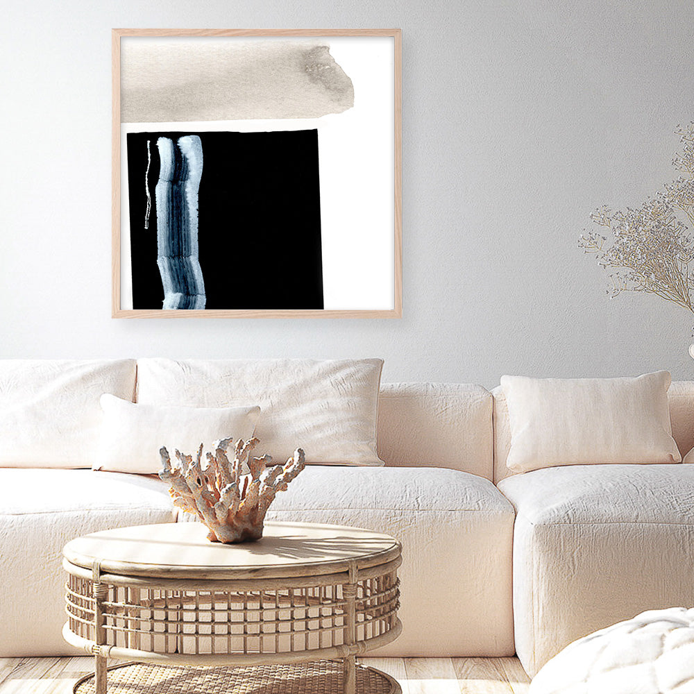 Shop Adjacent 2 (Square) Art Print a painted abstract themed wall art print from The Print Emporium wall artwork collection - Buy Australian made fine art painting style poster and framed prints for the home and your interior decor room, TPE-DH-234-AP