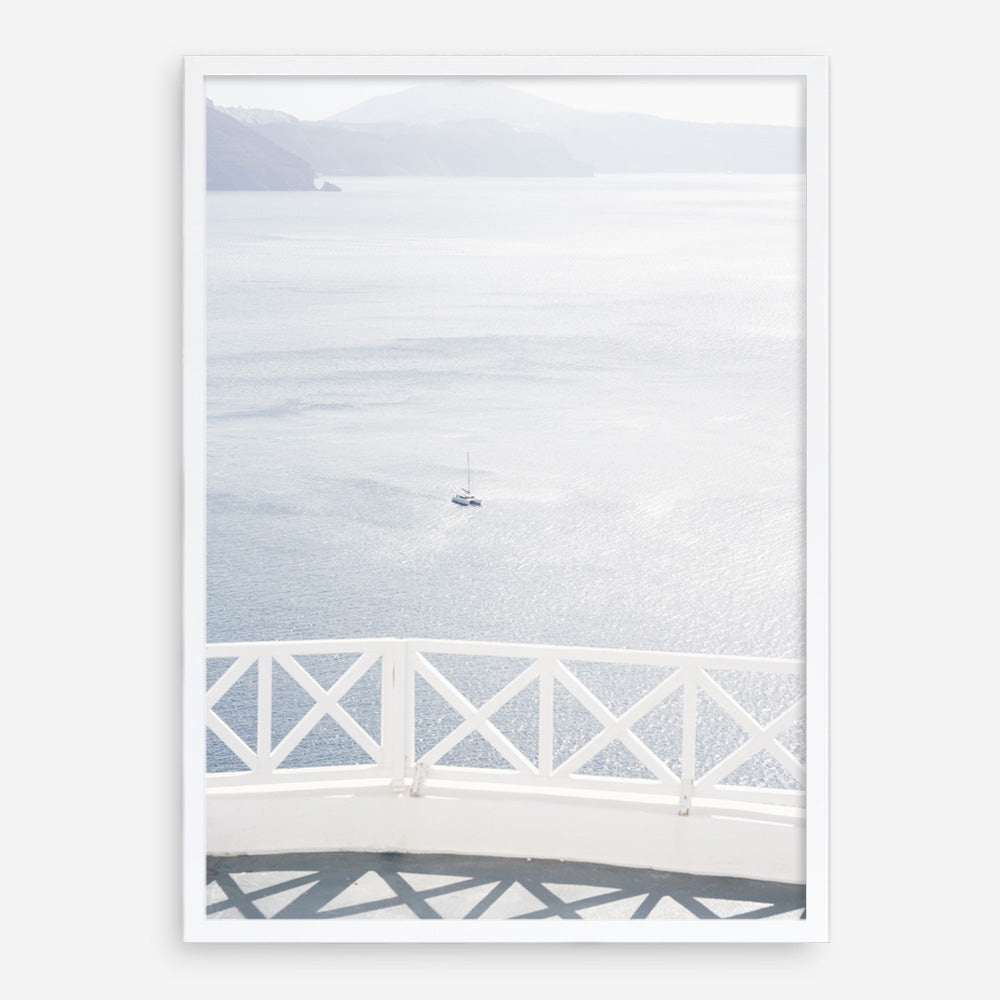 Shop Aegean Sea View Photo Art Print a coastal themed photography wall art print from The Print Emporium wall artwork collection - Buy Australian made fine art poster and framed prints for the home and your interior decor, TPE-1335-AP