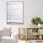 Shop Aegean Sea View Photo Canvas Print a coastal themed photography framed stretched canvas print from The Print Emporium wall artwork collection - Buy Australian made prints for the home and your interior decor space, TPE-1335-CA-35X46-NF
