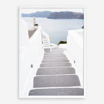 Shop Aegean Steps Photo Art Print a coastal themed photography wall art print from The Print Emporium wall artwork collection - Buy Australian made fine art poster and framed prints for the home and your interior decor, TPE-1342-AP