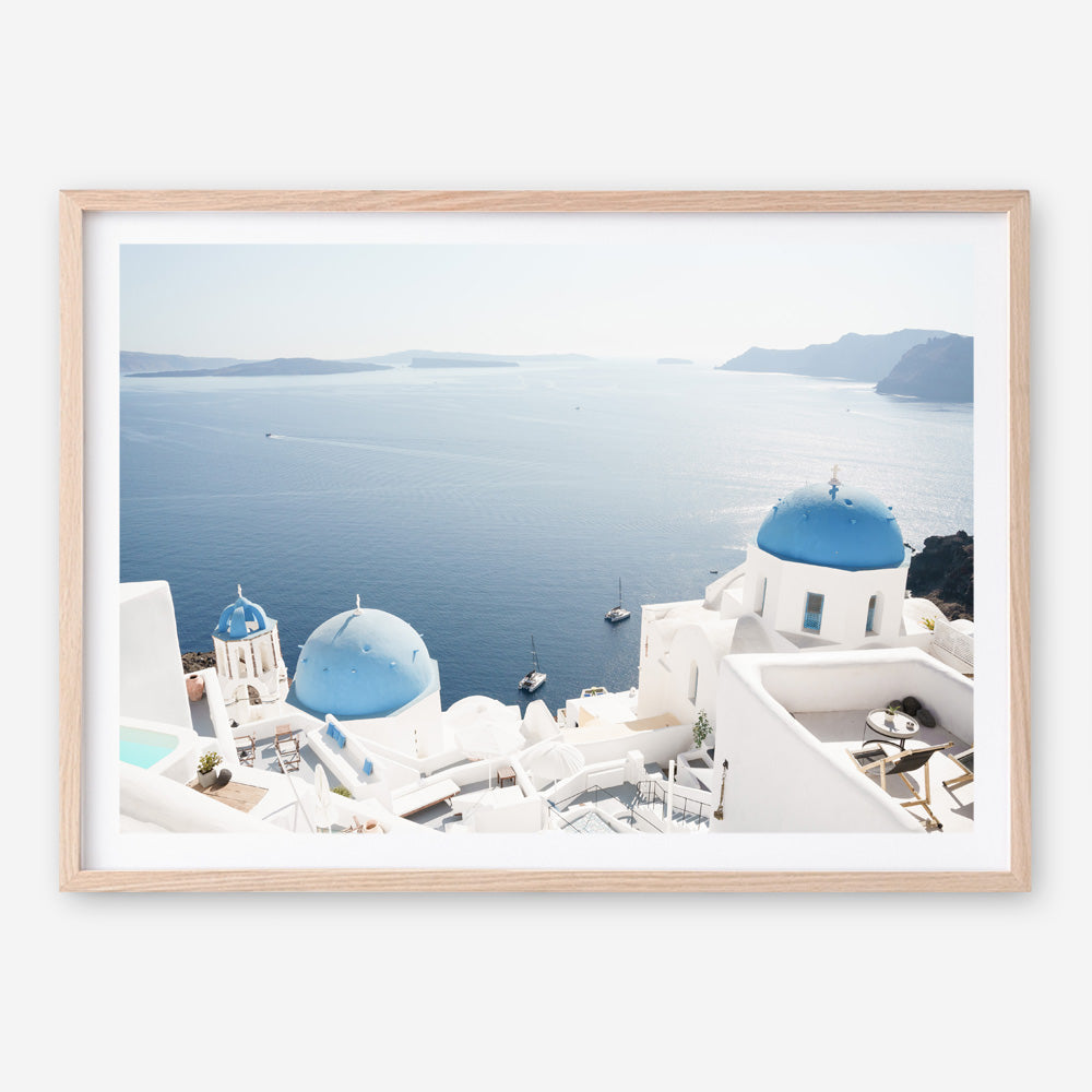 Shop Aegean Vista I Photo Art Print a coastal themed photography wall art print from The Print Emporium wall artwork collection - Buy Australian made fine art poster and framed prints for the home and your interior decor, TPE-1350-AP