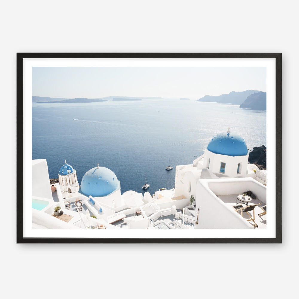 Shop Aegean Vista I Photo Art Print a coastal themed photography wall art print from The Print Emporium wall artwork collection - Buy Australian made fine art poster and framed prints for the home and your interior decor, TPE-1350-AP