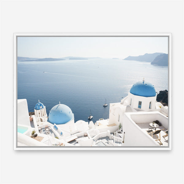 Shop Aegean Vista I Photo Canvas Print a coastal themed photography framed stretched canvas print from The Print Emporium wall artwork collection - Buy Australian made prints for the home and your interior decor space, TPE-1350-CA-35X46-NF