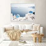 Shop Aegean Vista I Photo Canvas Print a coastal themed photography framed stretched canvas print from The Print Emporium wall artwork collection - Buy Australian made prints for the home and your interior decor space, TPE-1350-CA-35X46-NF