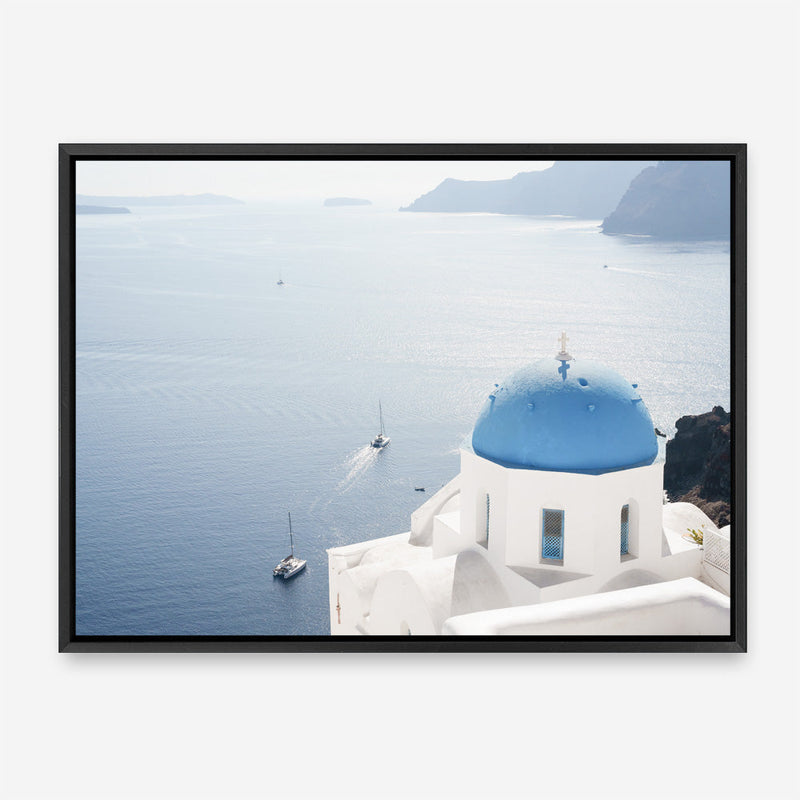Shop Aegean Vista II Photo Canvas Print a coastal themed photography framed stretched canvas print from The Print Emporium wall artwork collection - Buy Australian made prints for the home and your interior decor space, TPE-1351-CA-35X46-NF