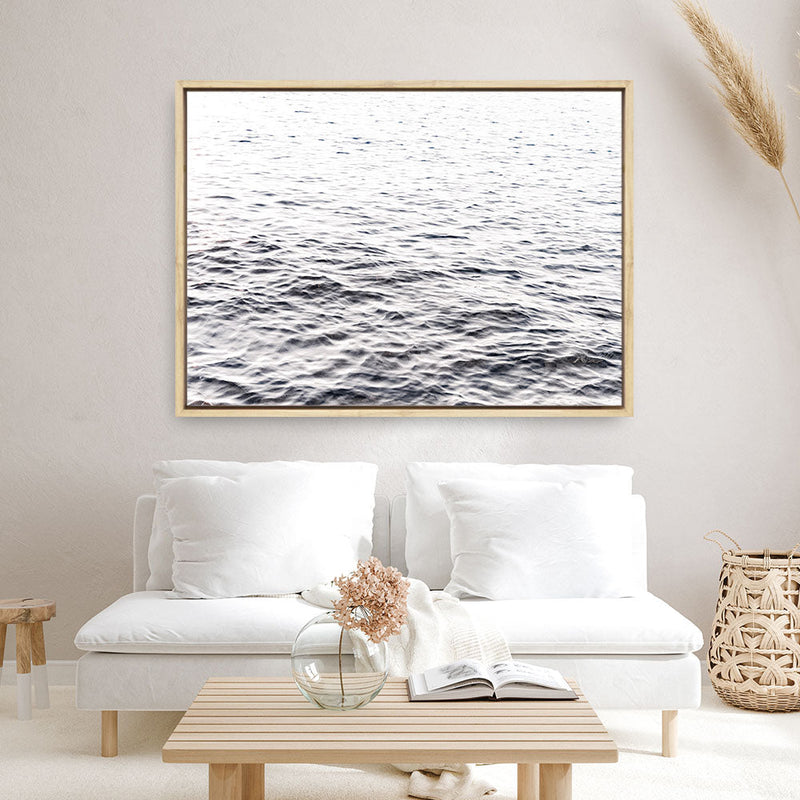 Shop Aegian Sea Horizon Photo Canvas Print a coastal themed photography framed stretched canvas print from The Print Emporium wall artwork collection - Buy Australian made prints for the home and your interior decor space, TPE-1353-CA-35X46-NF