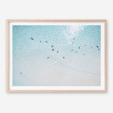 Shop Aerial Surfers I Photo Art Print a coastal themed photography wall art print from The Print Emporium wall artwork collection - Buy Australian made fine art poster and framed prints for the home and your interior decor, TPE-1232-AP