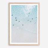 Shop Aerial Surfers II Photo Art Print a coastal themed photography wall art print from The Print Emporium wall artwork collection - Buy Australian made fine art poster and framed prints for the home and your interior decor, TPE-1233-AP