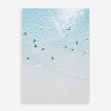 Shop Aerial Surfers II Photo Art Print a coastal themed photography wall art print from The Print Emporium wall artwork collection - Buy Australian made fine art poster and framed prints for the home and your interior decor, TPE-1233-AP