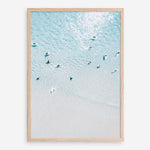 Shop Aerial Surfers II Photo Art Print a coastal themed photography wall art print from The Print Emporium wall artwork collection - Buy Australian made fine art poster and framed prints for the home and your interior decor, TPE-1233-AP