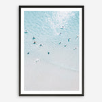 Shop Aerial Surfers II Photo Art Print a coastal themed photography wall art print from The Print Emporium wall artwork collection - Buy Australian made fine art poster and framed prints for the home and your interior decor, TPE-1233-AP