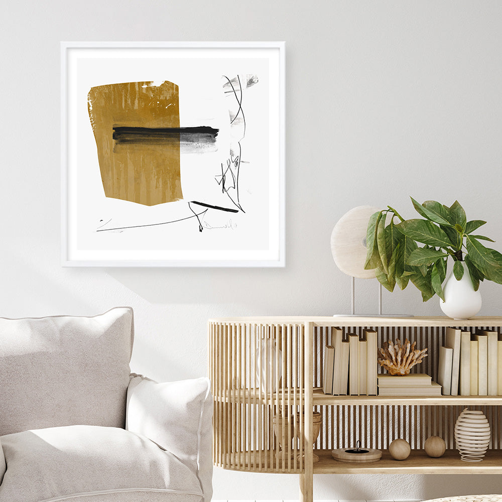 Shop Afternoon (Square) Art Print a painted abstract themed wall art print from The Print Emporium wall artwork collection - Buy Australian made fine art painting style poster and framed prints for the home and your interior decor room, TPE-DH-236-AP