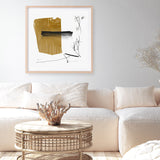 Shop Afternoon (Square) Art Print a painted abstract themed wall art print from The Print Emporium wall artwork collection - Buy Australian made fine art painting style poster and framed prints for the home and your interior decor room, TPE-DH-236-AP