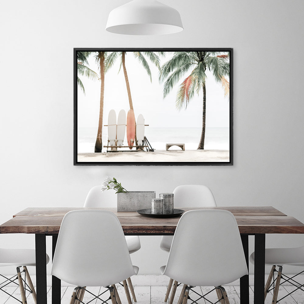 Shop Aloha Surf Photo Canvas Print a coastal themed photography framed stretched canvas print from The Print Emporium wall artwork collection - Buy Australian made prints for the home and your interior decor space, TPE-1270-CA-35X46-NF