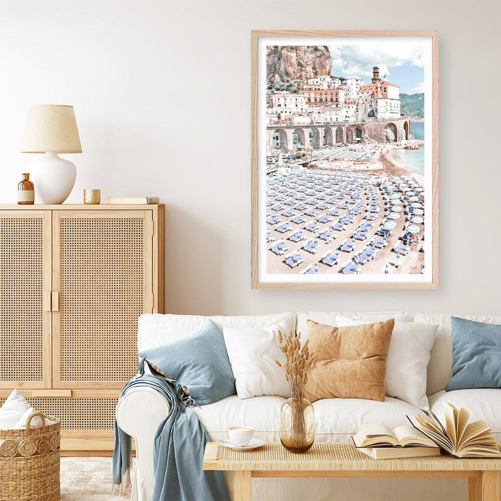Shop Amalfi I Photo Art Print a coastal themed photography wall art print from The Print Emporium wall artwork collection - Buy Australian made fine art poster and framed prints for the home and your interior decor, TPE-510-AP