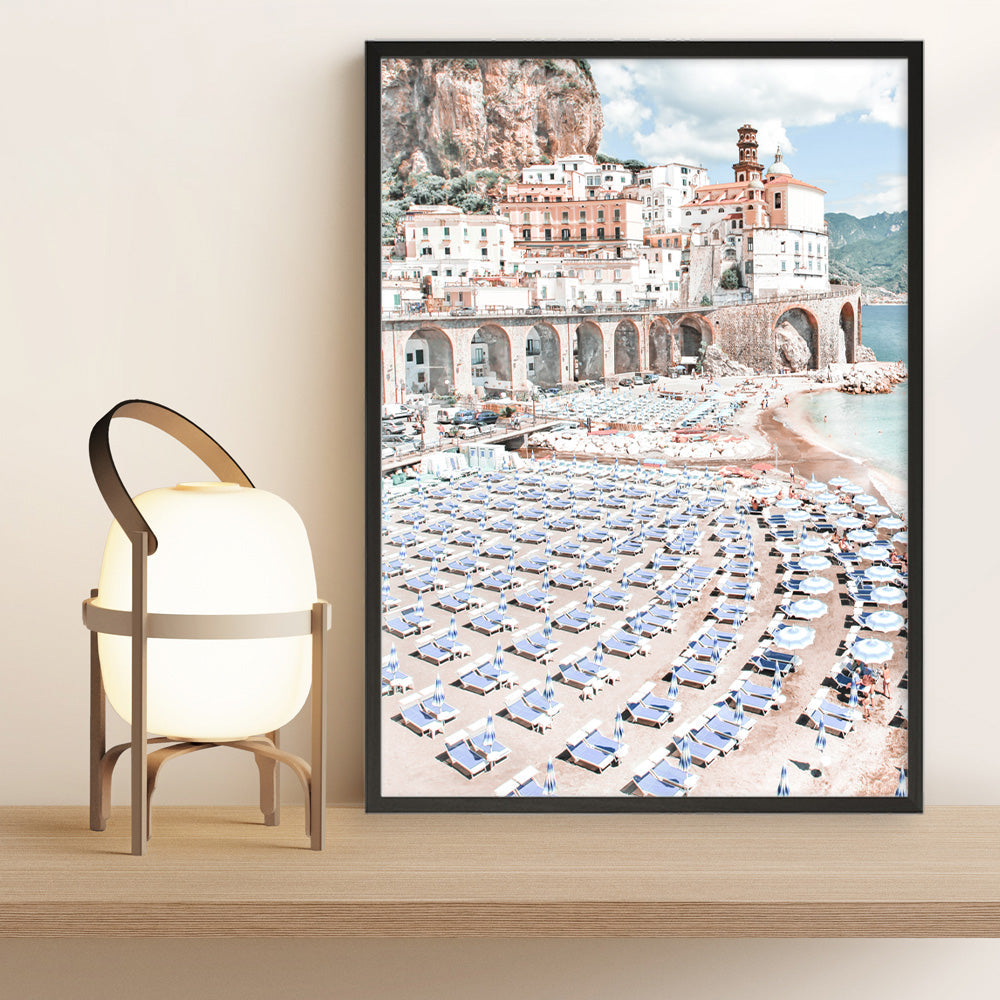 Shop Amalfi I Photo Art Print a coastal themed photography wall art print from The Print Emporium wall artwork collection - Buy Australian made fine art poster and framed prints for the home and your interior decor, TPE-510-AP