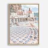 Shop Amalfi I Photo Canvas Print a coastal themed photography framed stretched canvas print from The Print Emporium wall artwork collection - Buy Australian made prints for the home and your interior decor space, TPE-510-CA-35X46-NF