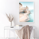 Shop Amalfi Village I Photo Art Print a coastal themed photography wall art print from The Print Emporium wall artwork collection - Buy Australian made fine art poster and framed prints for the home and your interior decor, TPE-1257-AP