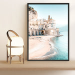 Shop Amalfi Village I Photo Art Print a coastal themed photography wall art print from The Print Emporium wall artwork collection - Buy Australian made fine art poster and framed prints for the home and your interior decor, TPE-1257-AP