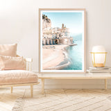 Shop Amalfi Village I Photo Art Print a coastal themed photography wall art print from The Print Emporium wall artwork collection - Buy Australian made fine art poster and framed prints for the home and your interior decor, TPE-1257-AP