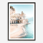 Shop Amalfi Village I Photo Art Print a coastal themed photography wall art print from The Print Emporium wall artwork collection - Buy Australian made fine art poster and framed prints for the home and your interior decor, TPE-1257-AP