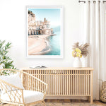 Shop Amalfi Village I Photo Art Print a coastal themed photography wall art print from The Print Emporium wall artwork collection - Buy Australian made fine art poster and framed prints for the home and your interior decor, TPE-1257-AP