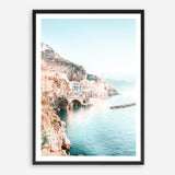 Shop Amalfi Village II Photo Art Print a coastal themed photography wall art print from The Print Emporium wall artwork collection - Buy Australian made fine art poster and framed prints for the home and your interior decor, TPE-1258-AP