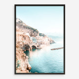 Shop Amalfi Village II Photo Art Print a coastal themed photography wall art print from The Print Emporium wall artwork collection - Buy Australian made fine art poster and framed prints for the home and your interior decor, TPE-1258-AP