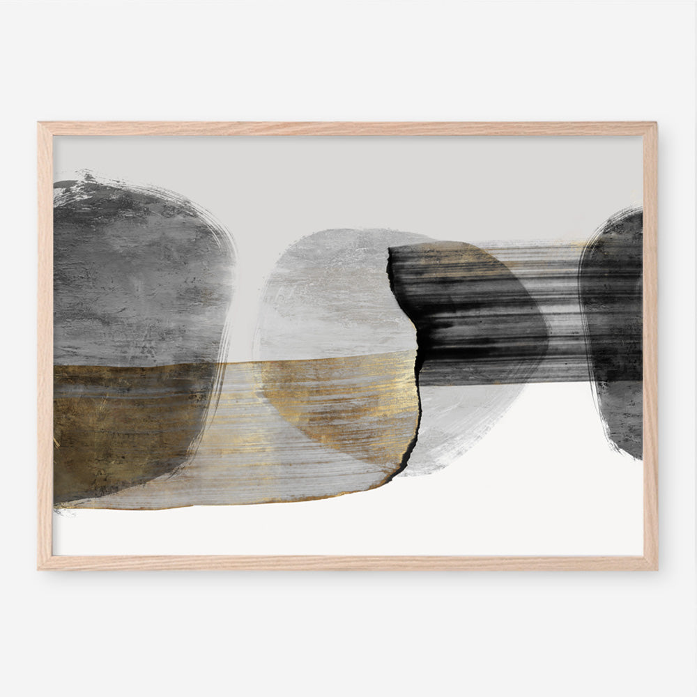 Shop Anchored Motion II Art Print a painted abstract themed wall art print from The Print Emporium wall artwork collection - Buy Australian made fine art painting style poster and framed prints for the home and your interior decor room, TPE-PC-PG996-AP
