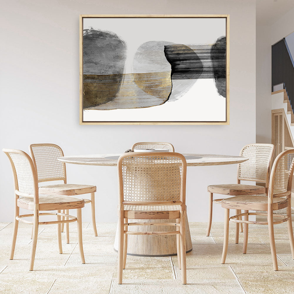 Shop Anchored Motion II Canvas Print a painted abstract themed framed canvas wall art print from The Print Emporium artwork collection - Buy Australian made fine art painting style stretched canvas prints for the home and your interior decor space, TPE-PC-PG996-CA-35X46-NF