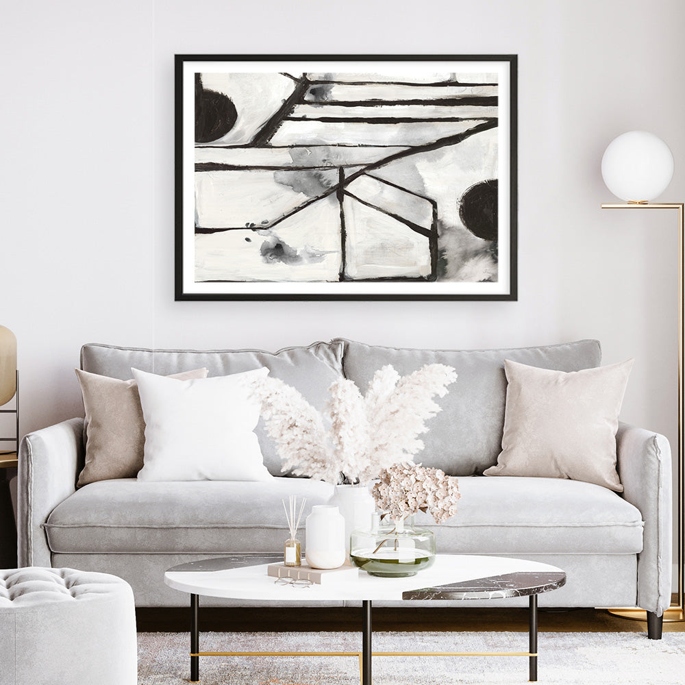 Shop Ancient Pathways I Art Print a painted abstract themed wall art print from The Print Emporium wall artwork collection - Buy Australian made fine art painting style poster and framed prints for the home and your interior decor room, TPE-PC-PI324-AP