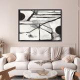 Shop Ancient Pathways I Canvas Print a painted abstract themed framed canvas wall art print from The Print Emporium artwork collection - Buy Australian made fine art painting style stretched canvas prints for the home and your interior decor space, TPE-PC-PI324-CA-35X46-NF