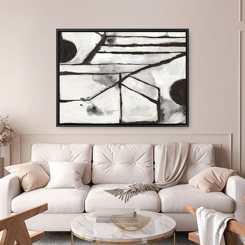 Shop Ancient Pathways I Canvas Print a painted abstract themed framed canvas wall art print from The Print Emporium artwork collection - Buy Australian made fine art painting style stretched canvas prints for the home and your interior decor space, TPE-PC-PI324-CA-35X46-NF