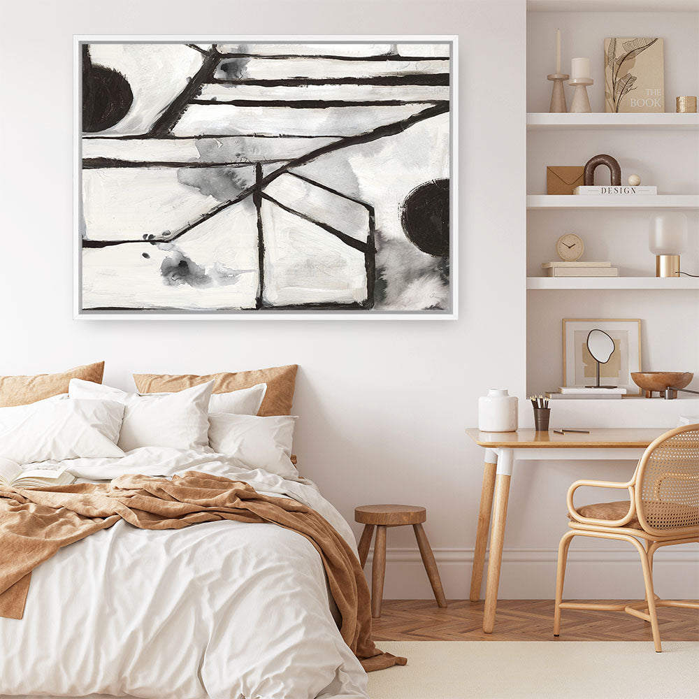 Shop Ancient Pathways I Canvas Print a painted abstract themed framed canvas wall art print from The Print Emporium artwork collection - Buy Australian made fine art painting style stretched canvas prints for the home and your interior decor space, TPE-PC-PI324-CA-35X46-NF