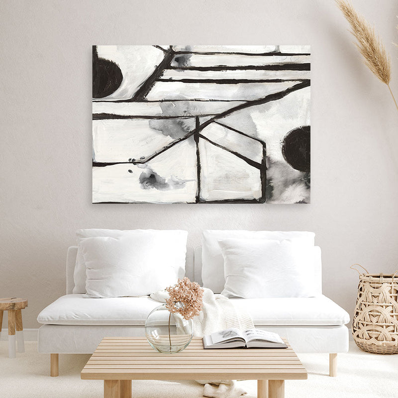 Shop Ancient Pathways I Canvas Print a painted abstract themed framed canvas wall art print from The Print Emporium artwork collection - Buy Australian made fine art painting style stretched canvas prints for the home and your interior decor space, TPE-PC-PI324-CA-35X46-NF