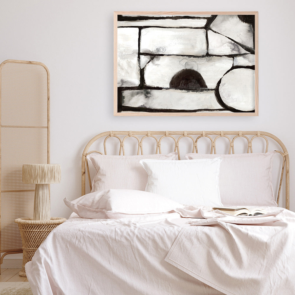 Shop Ancient Pathways II Art Print a painted abstract themed wall art print from The Print Emporium wall artwork collection - Buy Australian made fine art painting style poster and framed prints for the home and your interior decor room, TPE-PC-PI325-AP