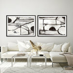 Shop Ancient Pathways II Art Print a painted abstract themed wall art print from The Print Emporium wall artwork collection - Buy Australian made fine art painting style poster and framed prints for the home and your interior decor room, TPE-PC-PI325-AP