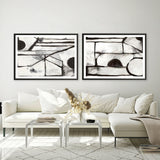 Shop Ancient Pathways II Art Print a painted abstract themed wall art print from The Print Emporium wall artwork collection - Buy Australian made fine art painting style poster and framed prints for the home and your interior decor room, TPE-PC-PI325-AP