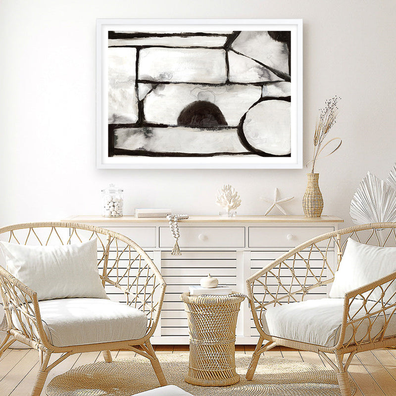 Shop Ancient Pathways II Art Print a painted abstract themed wall art print from The Print Emporium wall artwork collection - Buy Australian made fine art painting style poster and framed prints for the home and your interior decor room, TPE-PC-PI325-AP
