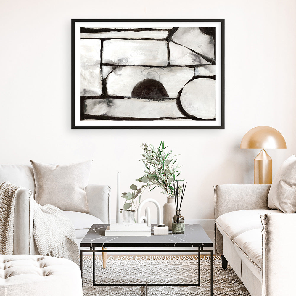 Shop Ancient Pathways II Art Print a painted abstract themed wall art print from The Print Emporium wall artwork collection - Buy Australian made fine art painting style poster and framed prints for the home and your interior decor room, TPE-PC-PI325-AP