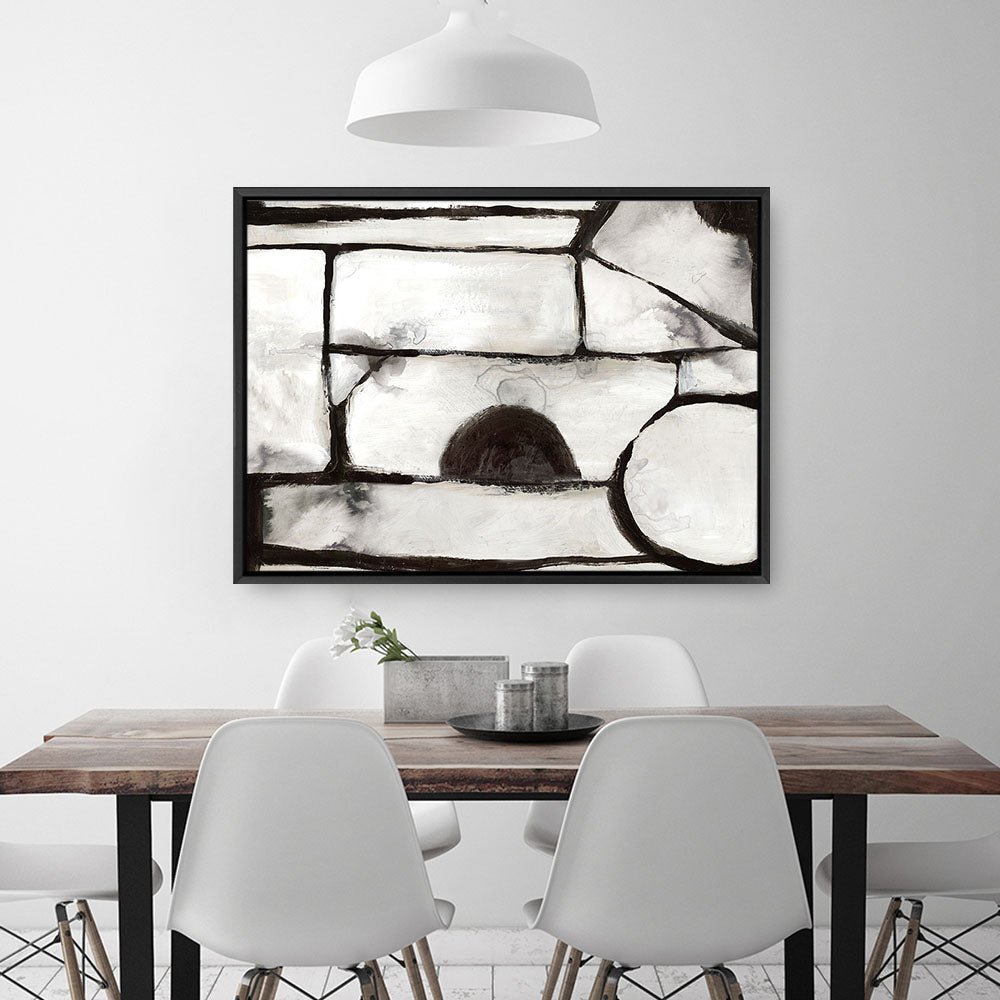 Shop Ancient Pathways II Canvas Print a painted abstract themed framed canvas wall art print from The Print Emporium artwork collection - Buy Australian made fine art painting style stretched canvas prints for the home and your interior decor space, TPE-PC-PI325-CA-35X46-NF