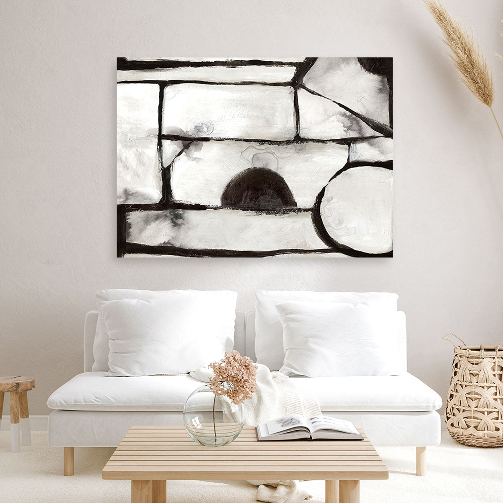 Shop Ancient Pathways II Canvas Print a painted abstract themed framed canvas wall art print from The Print Emporium artwork collection - Buy Australian made fine art painting style stretched canvas prints for the home and your interior decor space, TPE-PC-PI325-CA-35X46-NF
