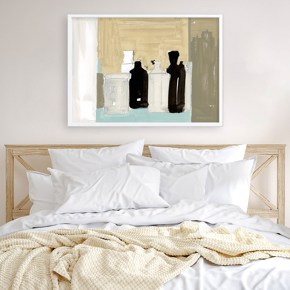 Shop Antique Clay Urns I Art Print a painted abstract themed wall art print from The Print Emporium wall artwork collection - Buy Australian made fine art painting style poster and framed prints for the home and your interior decor room, TPE-PC-WZ362-AP