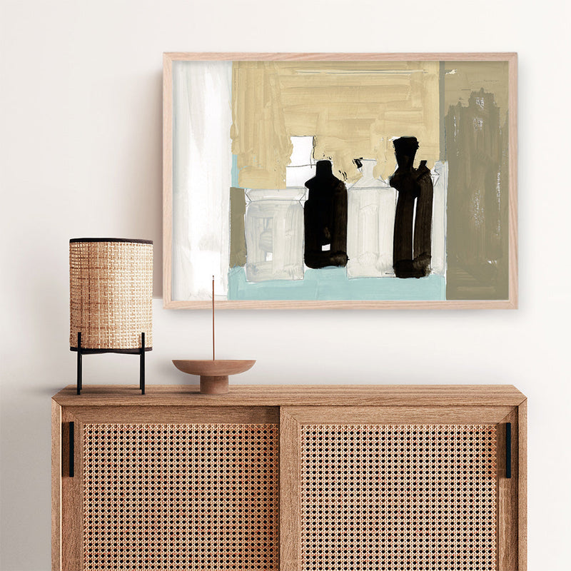 Shop Antique Clay Urns I Art Print a painted abstract themed wall art print from The Print Emporium wall artwork collection - Buy Australian made fine art painting style poster and framed prints for the home and your interior decor room, TPE-PC-WZ362-AP