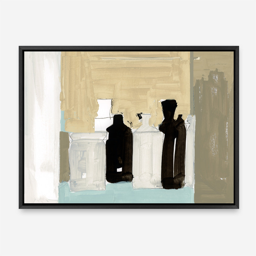 Shop Antique Clay Urns I Canvas Print a painted abstract themed framed canvas wall art print from The Print Emporium artwork collection - Buy Australian made fine art painting style stretched canvas prints for the home and your interior decor space, TPE-PC-WZ362-CA-35X46-NF
