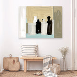 Shop Antique Clay Urns I Canvas Print a painted abstract themed framed canvas wall art print from The Print Emporium artwork collection - Buy Australian made fine art painting style stretched canvas prints for the home and your interior decor space, TPE-PC-WZ362-CA-35X46-NF