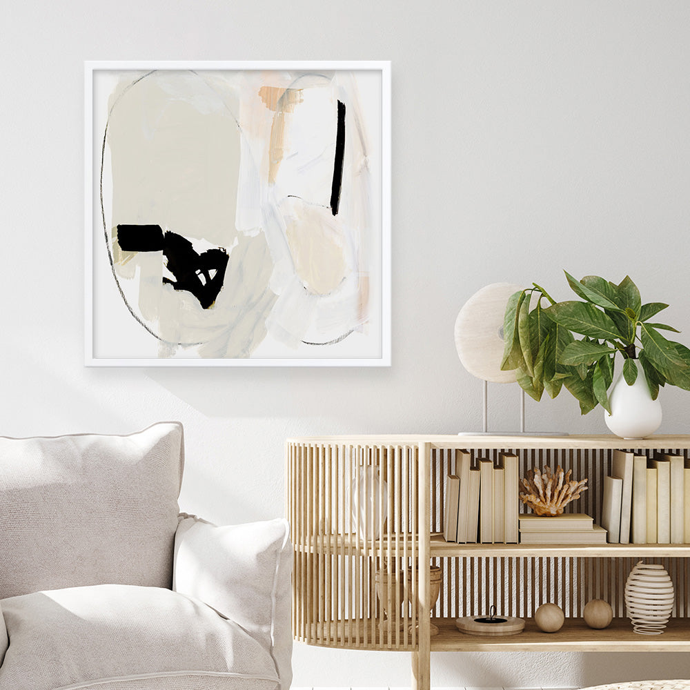Shop Apart (Square) Art Print a painted abstract themed wall art print from The Print Emporium wall artwork collection - Buy Australian made fine art painting style poster and framed prints for the home and your interior decor room, TPE-DH-197-AP