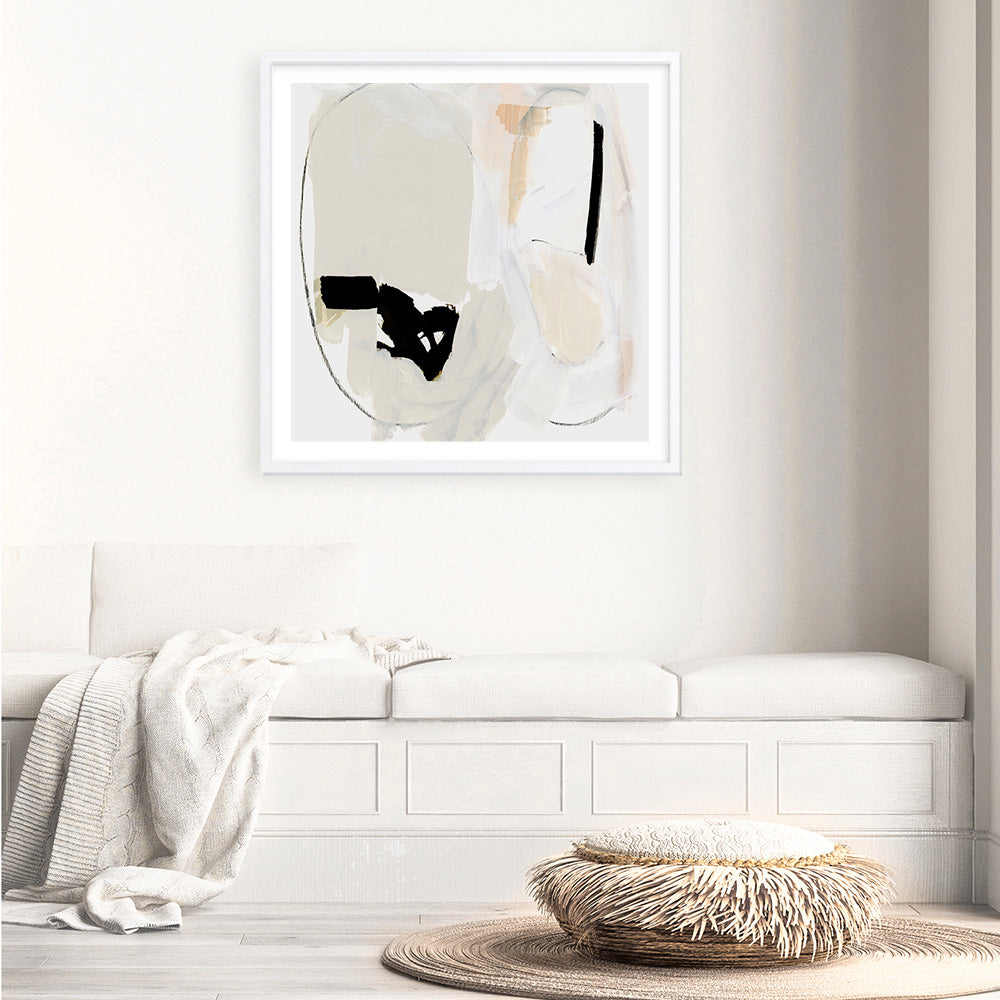 Shop Apart (Square) Art Print a painted abstract themed wall art print from The Print Emporium wall artwork collection - Buy Australian made fine art painting style poster and framed prints for the home and your interior decor room, TPE-DH-197-AP