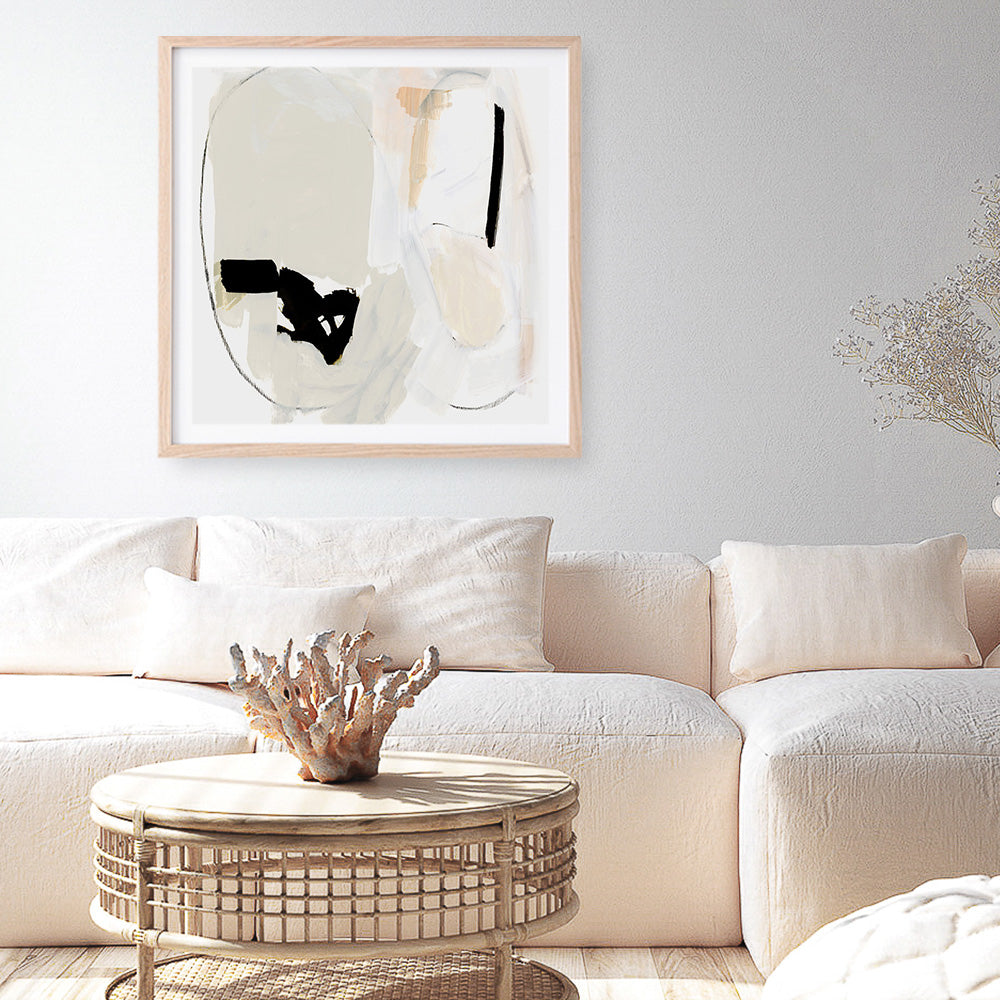 Shop Apart (Square) Art Print a painted abstract themed wall art print from The Print Emporium wall artwork collection - Buy Australian made fine art painting style poster and framed prints for the home and your interior decor room, TPE-DH-197-AP