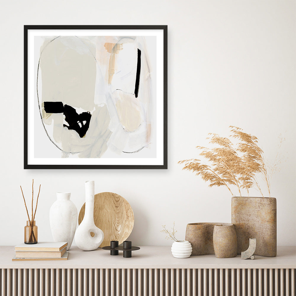 Shop Apart (Square) Art Print a painted abstract themed wall art print from The Print Emporium wall artwork collection - Buy Australian made fine art painting style poster and framed prints for the home and your interior decor room, TPE-DH-197-AP